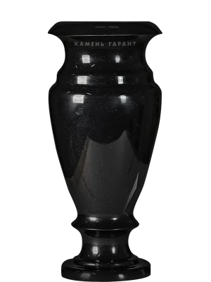 Роскошная ваза черного цвета